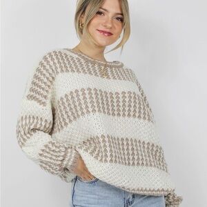 Grey bandit dana sweater
